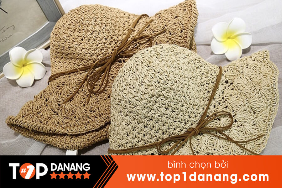 Bán mũ cói ở Đà Nẵng