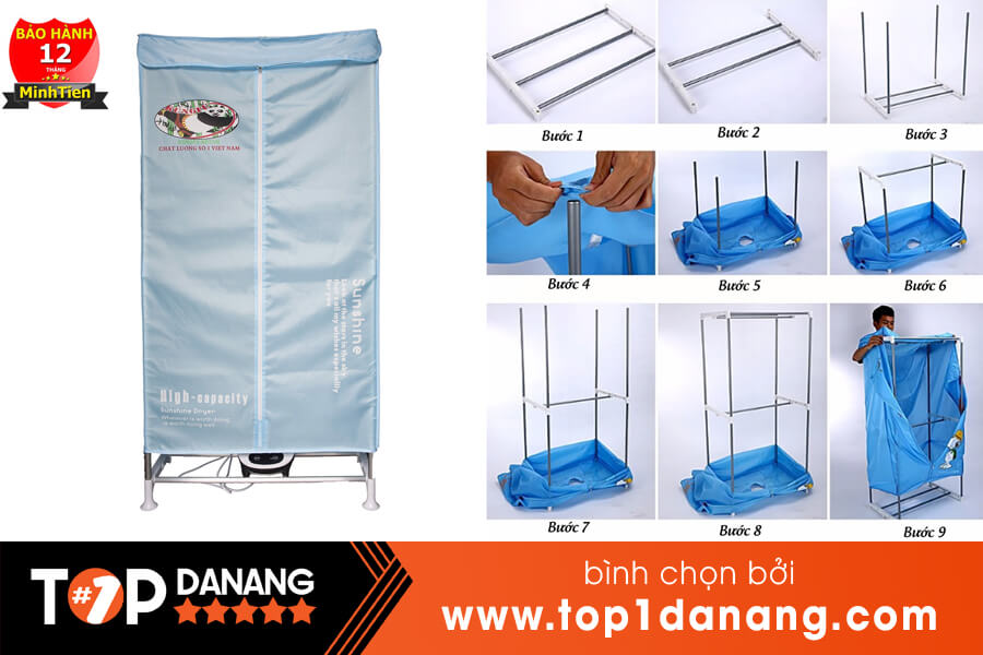 Bán tủ sấy quần áo Kungfu tại Đà Nẵng