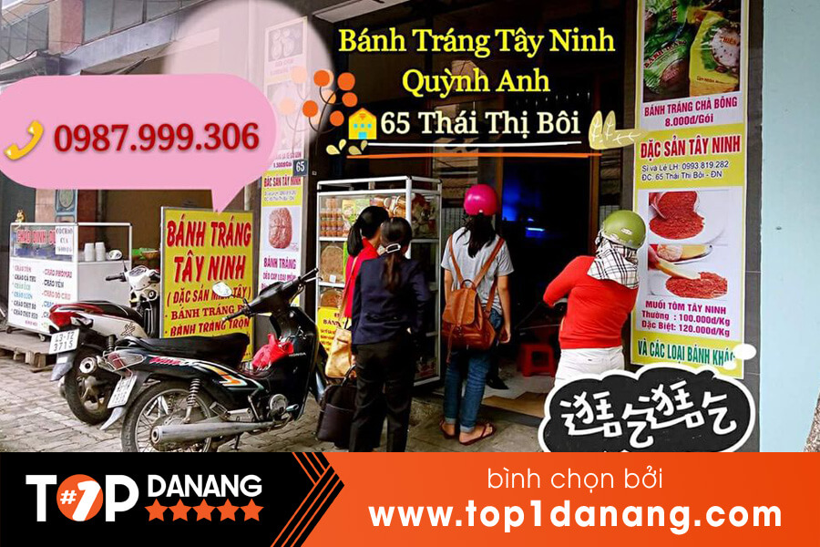 Bánh tráng bơ ngon ở Đà Nẵng