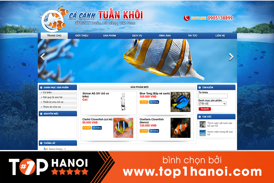 Cá koi Đà Nẵng - Cá cảnh Tuấn Khôi