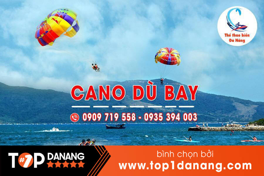 Ca nô kéo dù bay Đà Nẵng