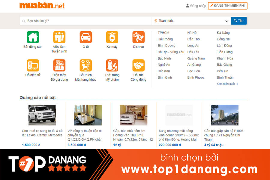 Đăng tin rao vặt miễn phí Đà Nẵng