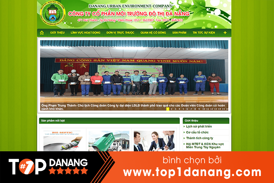 Dịch vụ quan trắc môi trường tại Đà Nẵng Công ty Cổ phần Môi trường và Đô thị Đà Nẵng