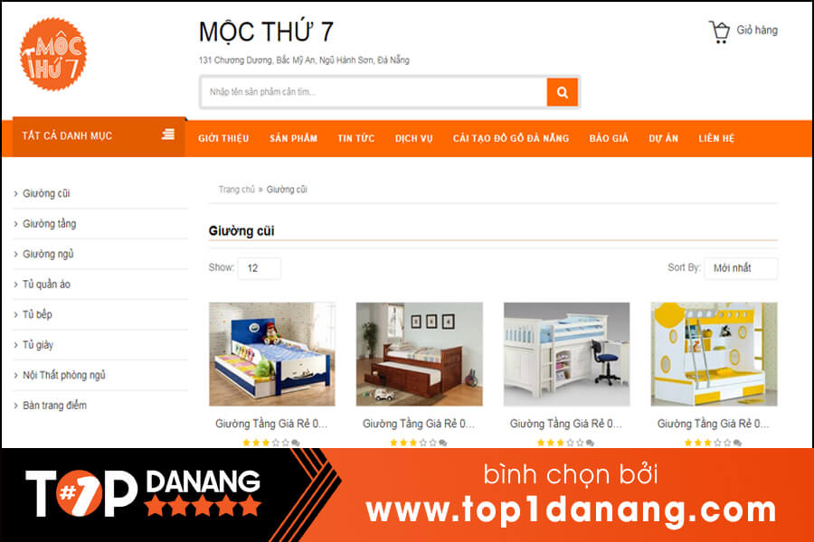 Giường cũi trẻ em tại Đà Nẵng