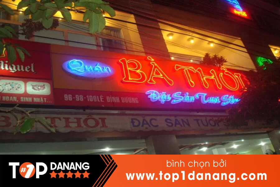 Hải sản Bà Thôi 1 Đà Nẵng