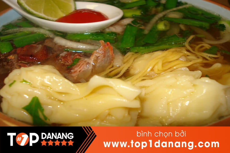 Hoành thánh ngon ở Đà Nẵng 