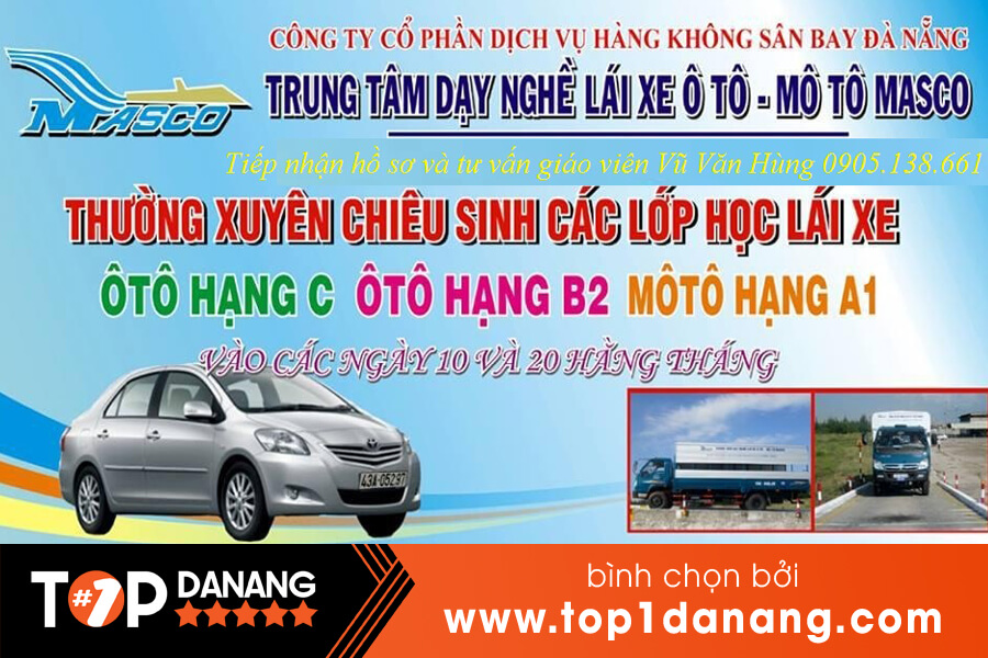 Học bằng lái xe máy ở Đà Nẵng - Masco