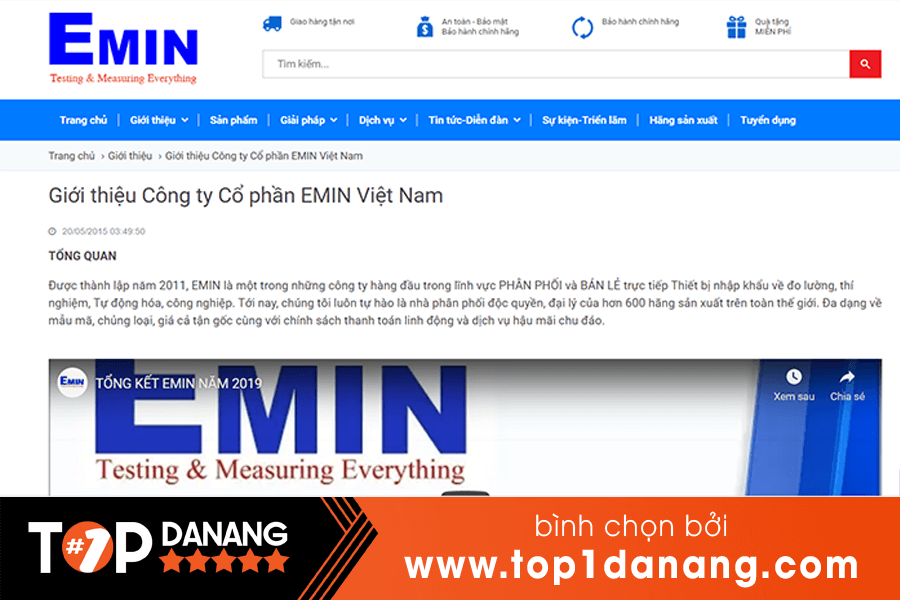 La bàn Đà Nẵng Công ty Cổ phần EMIN