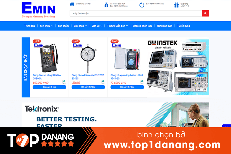 Máy đo độ mặn Đà Nẵng Công ty EMIN