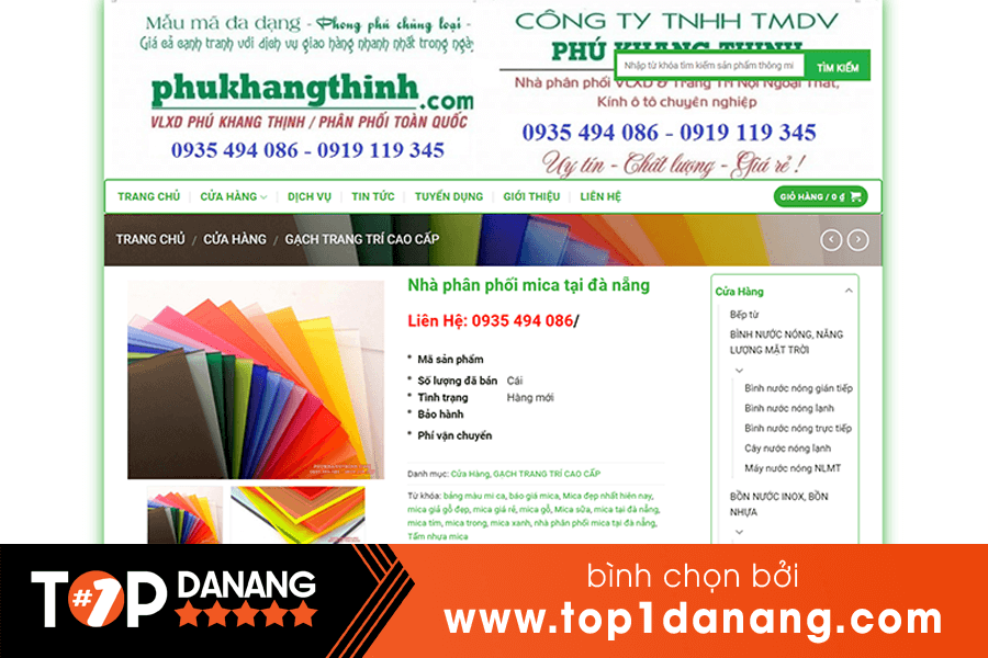 Mica Đà Nẵng Công ty Phú Khang Thịnh