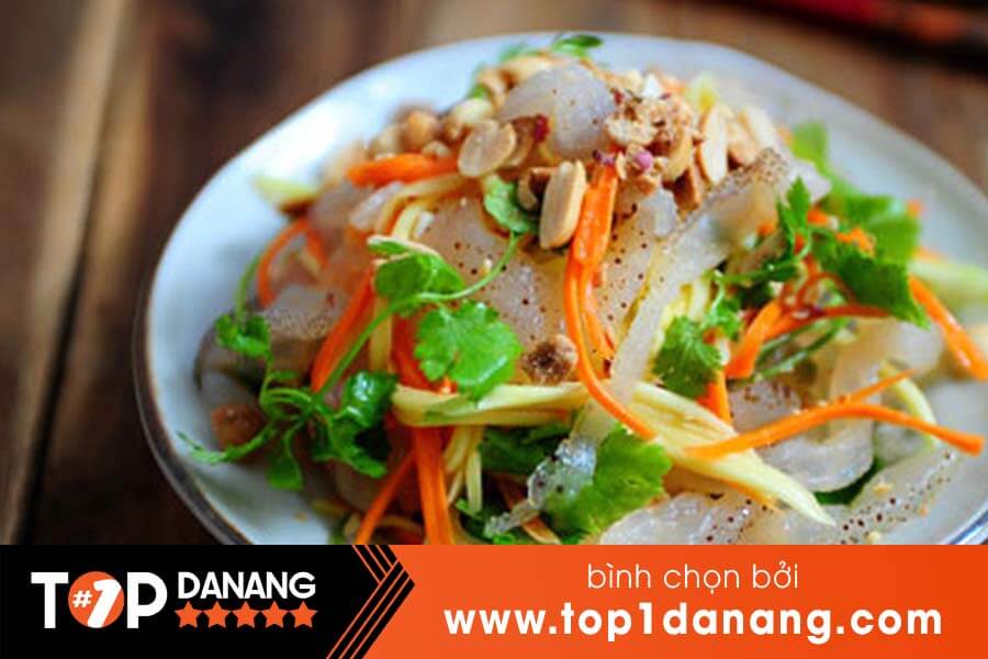 Món ăn độc đáo tại Đà Nẵng - Gỏi sứa trộn xoài xanh