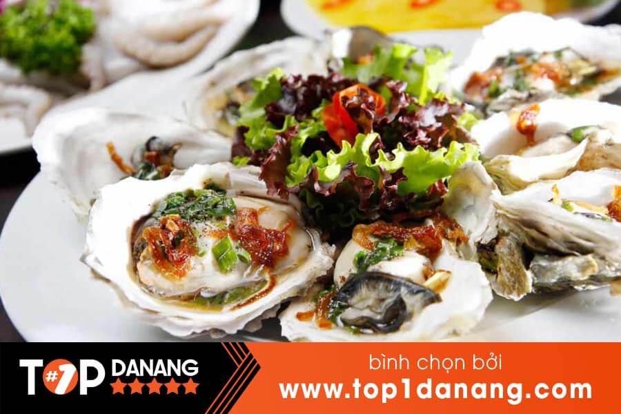 Món ăn độc đáo tại Đà Nẵng - Hàu nướng 8 vị