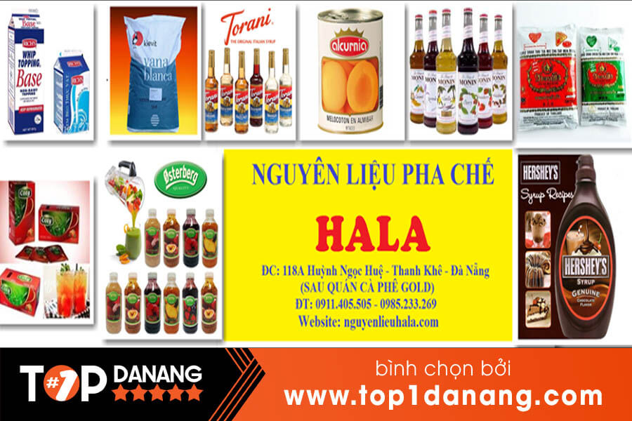 Nguyên liệu pha chế tại Đà Nẵng