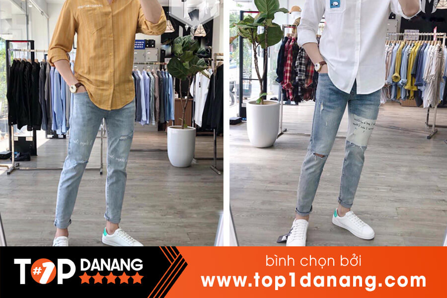 Quần jean nam rách Đà Nẵng
