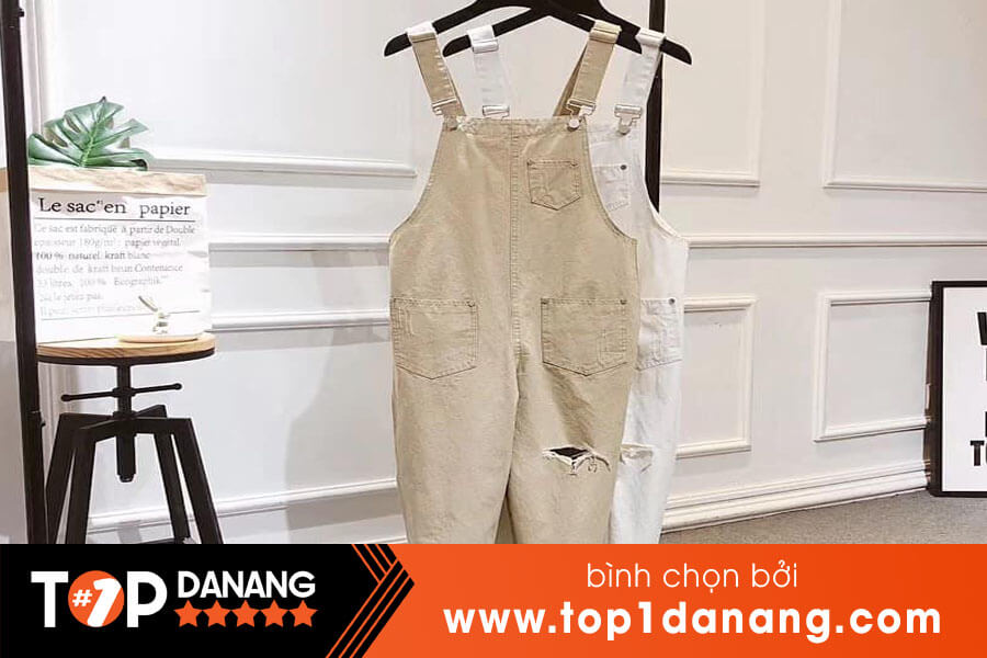Quần yếm jean tại Đà Nẵng