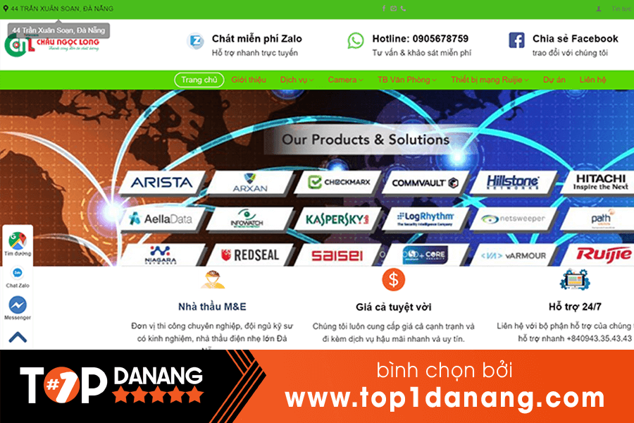 Thi công PCCC Đà Nẵng Công ty Châu Ngọc Long