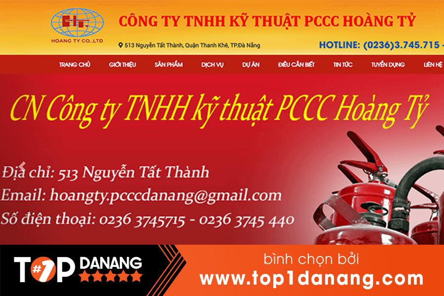 Thi công PCCC Đà Nẵng Công ty Hoàng Tỷ