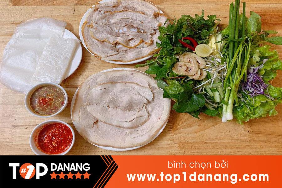 Ăn gì tại Đà Nẵng - Bánh tráng cuốn thịt heo