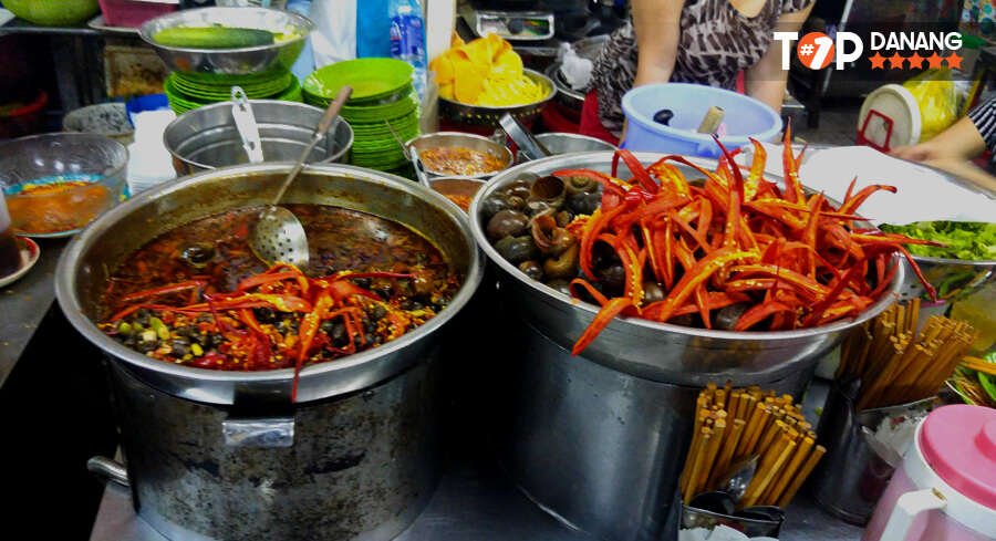 Ăn ốc Chợ Cồn Đà Nẵng