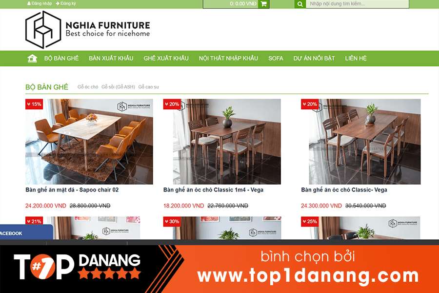 Bàn ghế ngoài trời đẹp NGHIA FURNITURE 