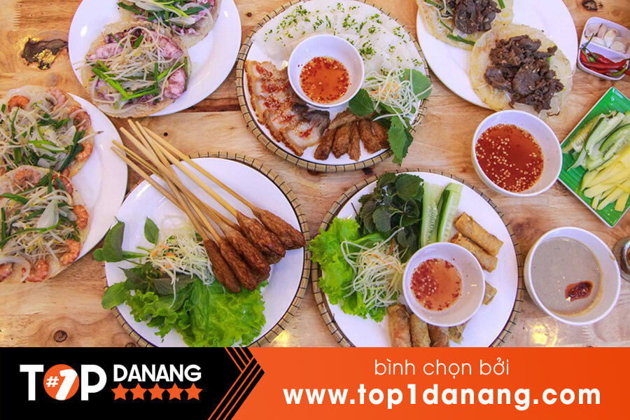 Bánh xèo tôm nhảy cô Ba Đà Nẵng