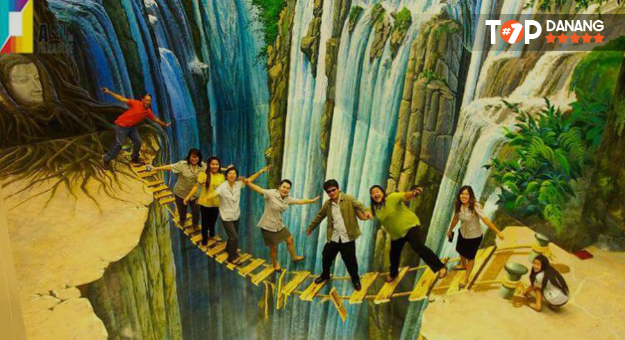 Cảnh trí đa dạng tại bảo tàng 3D Đà Nẵng