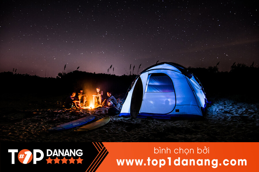 Cắm trại tại Bãi biển Tiên Sa ở Đà Nẵng