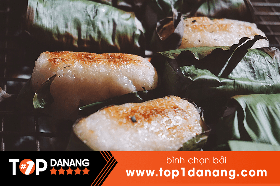 Chè chuối nướng Bà Già, đường Hoàng Diệu