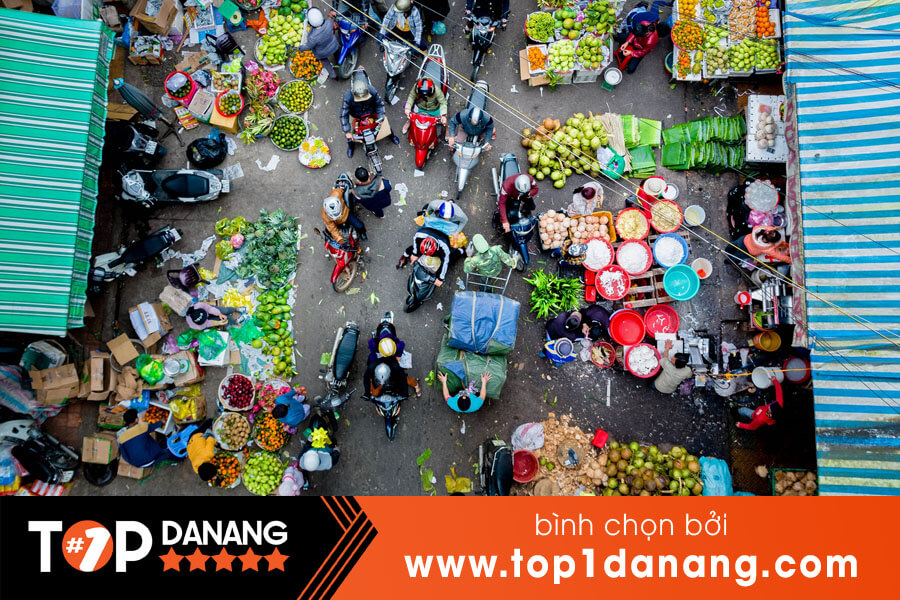 Khu chợ Bắc Mỹ An tại Đà Nẵng