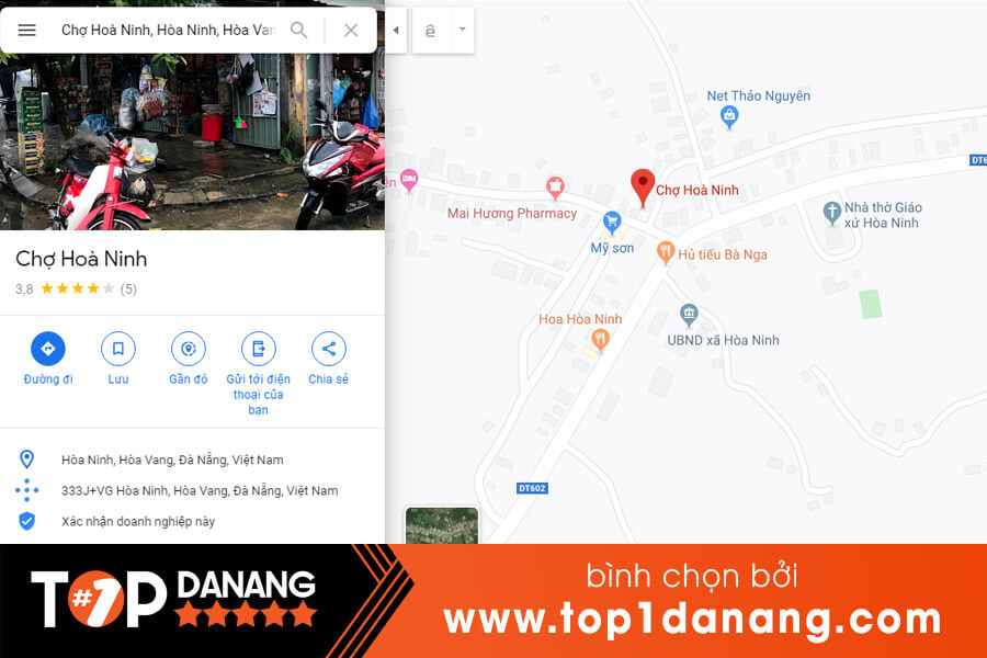 Chợ Hòa Ninh Đà Nẵng