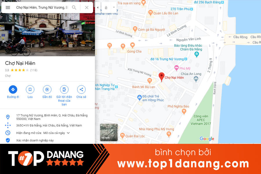 Chợ Nại Hiên Đà Nẵng ở đâu?