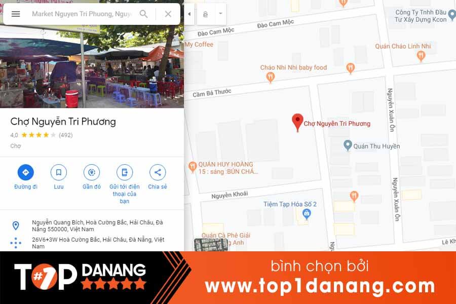 Chợ Nguyễn Tri Phương Đà Nẵng ở đâu