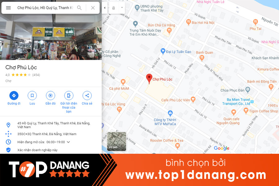 Chợ Phú Lộc Thanh Khê  Đà Nẵng