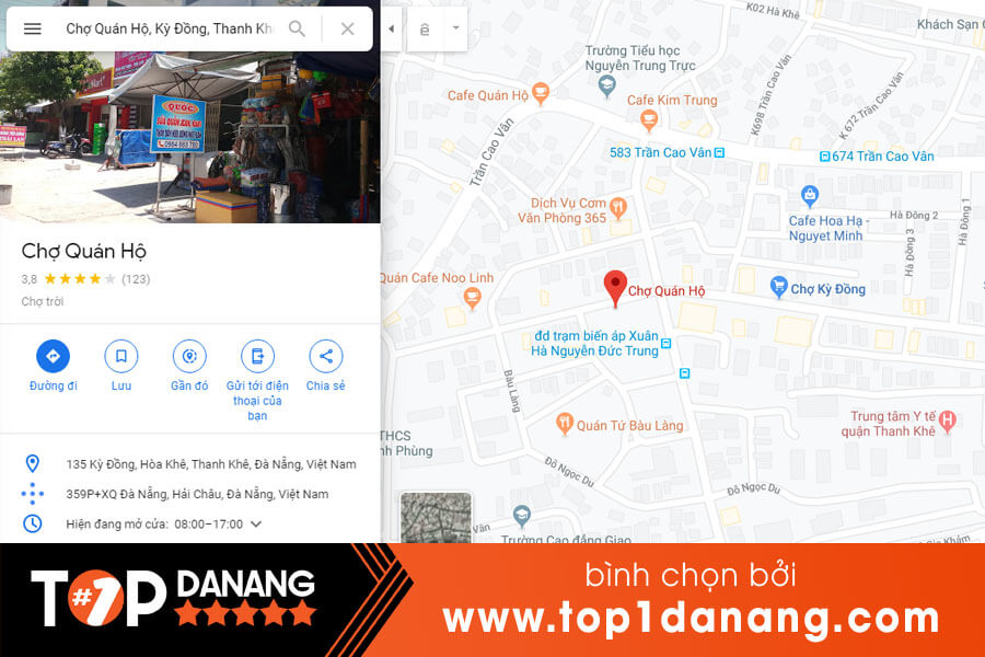 Chợ Quán Hộ Đà Nẵng ở đâu