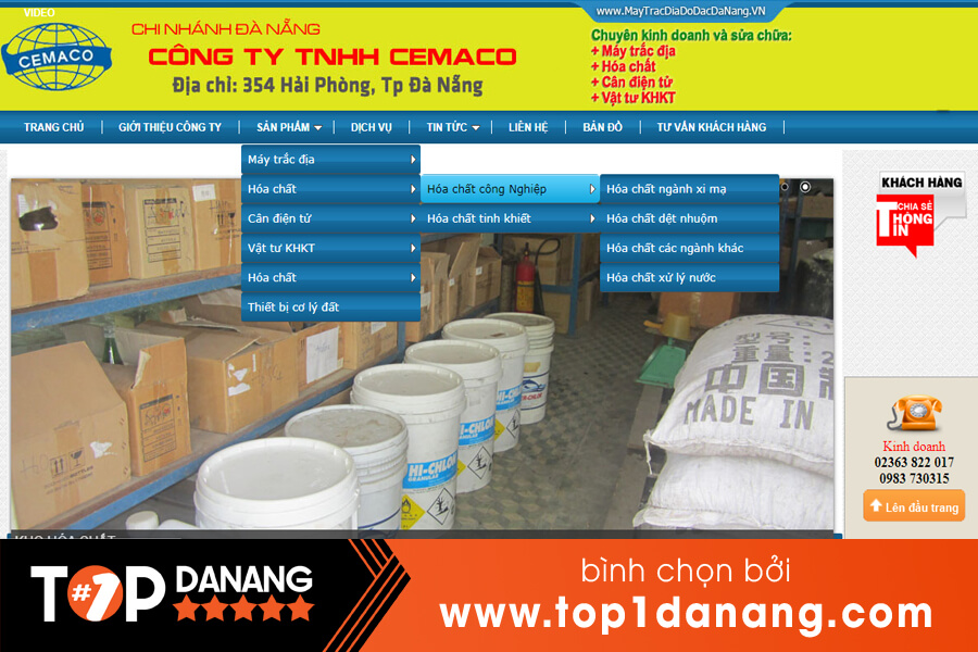 Công ty hóa chất Đà Nẵng