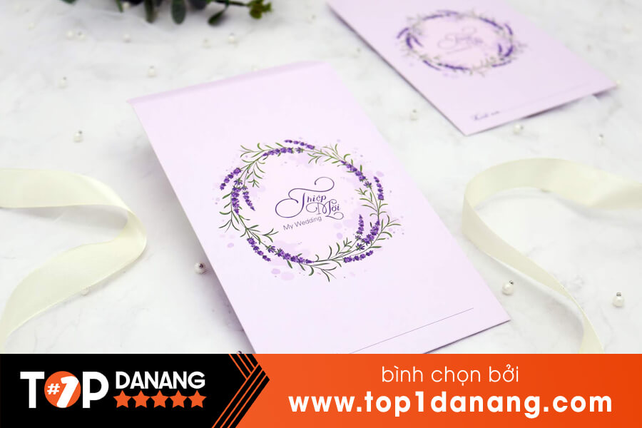 In thiệp cưới Đà Nẵng