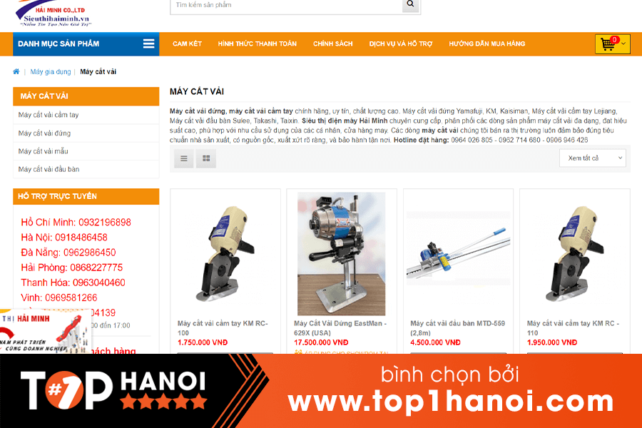 Máy cắt vải chính hãng - Điện máy Hải Minh