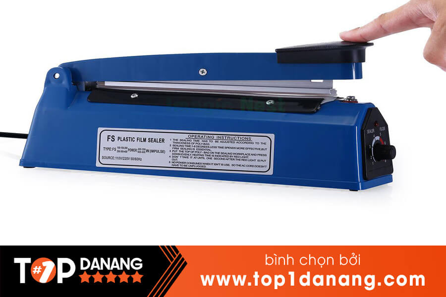 Máy hàn miệng túi dập tay tại Đà Nẵng