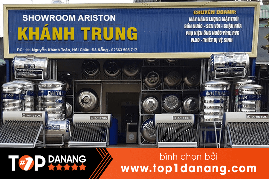 Máy nước nóng năng lượng mặt trời Đà Nẵng Điện nước Khánh Trung