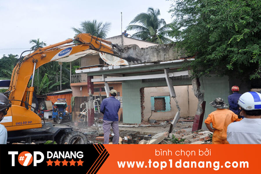 phá dỡ công trình tại Đà Nẵng