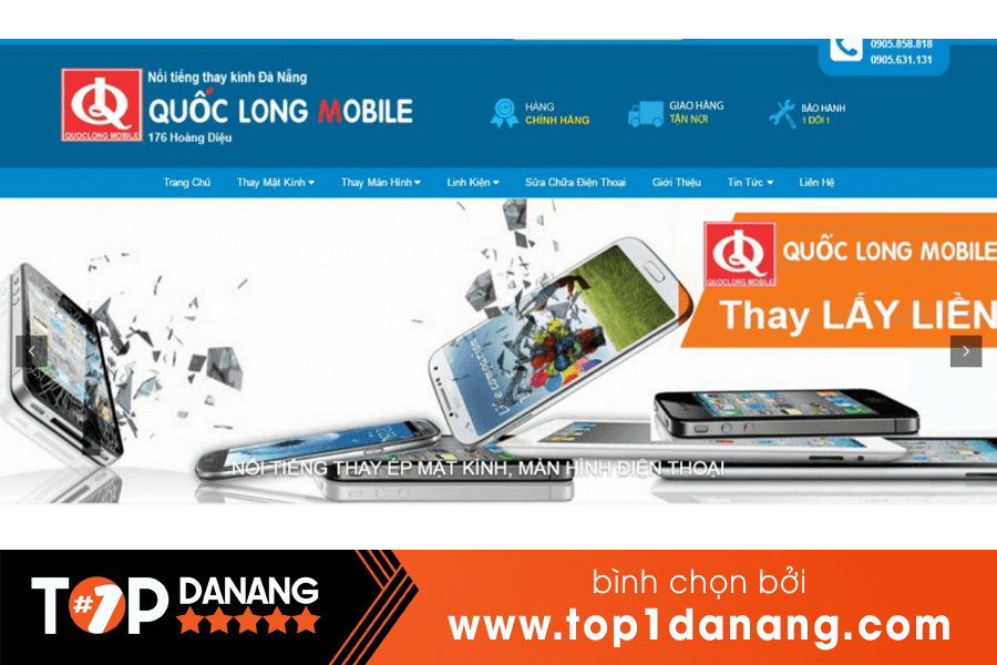 Thay màn hình điện thoại Quốc Long