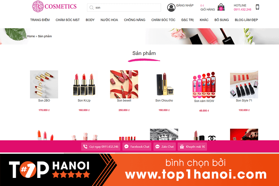 Son môi Đà Nẵng - DN Cosmetics