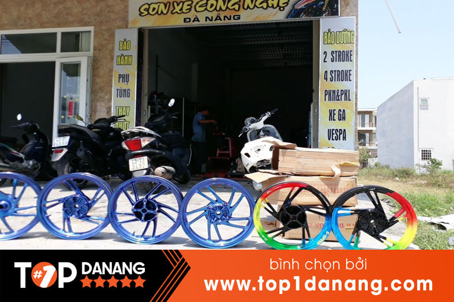 Sơn xe máy giá rẻ ở Đà Nẵng
