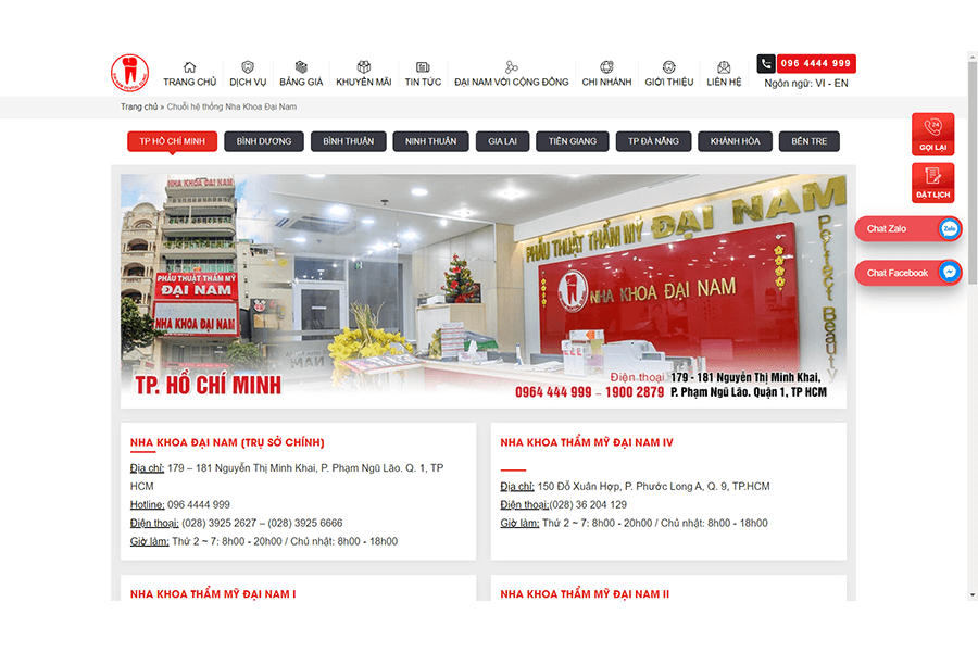 Nha Khoa Đại Nam chuyên tẩy trắng răng tại Đà Nẵng