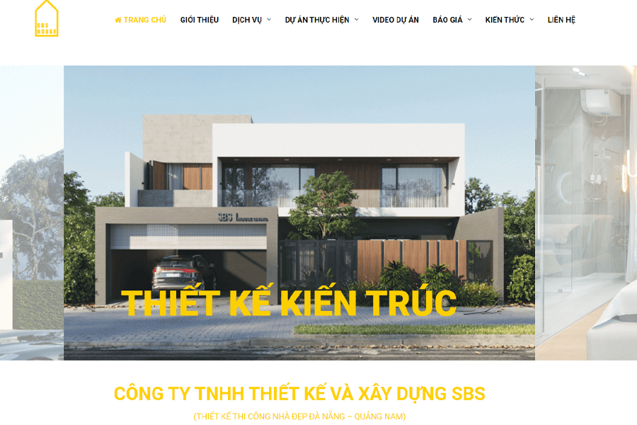 Dịch vụ thi công phần thô Đà Nẵng SBS House