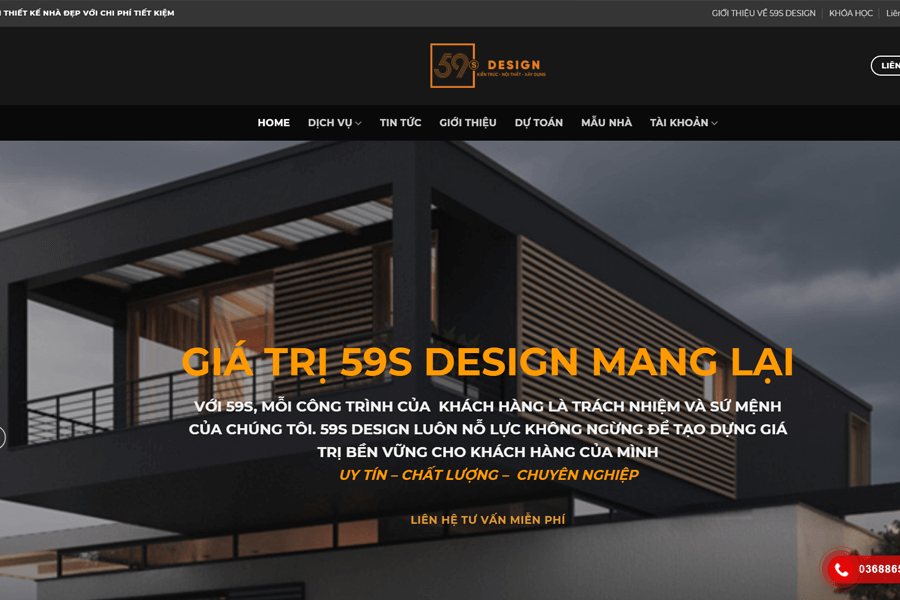 Chuyên thiết kế quán cà phê view đẹp 59s design