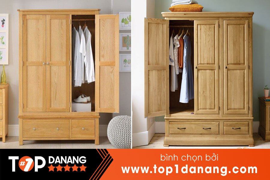Tủ gỗ đựng quần áo ở Đà Nẵng  