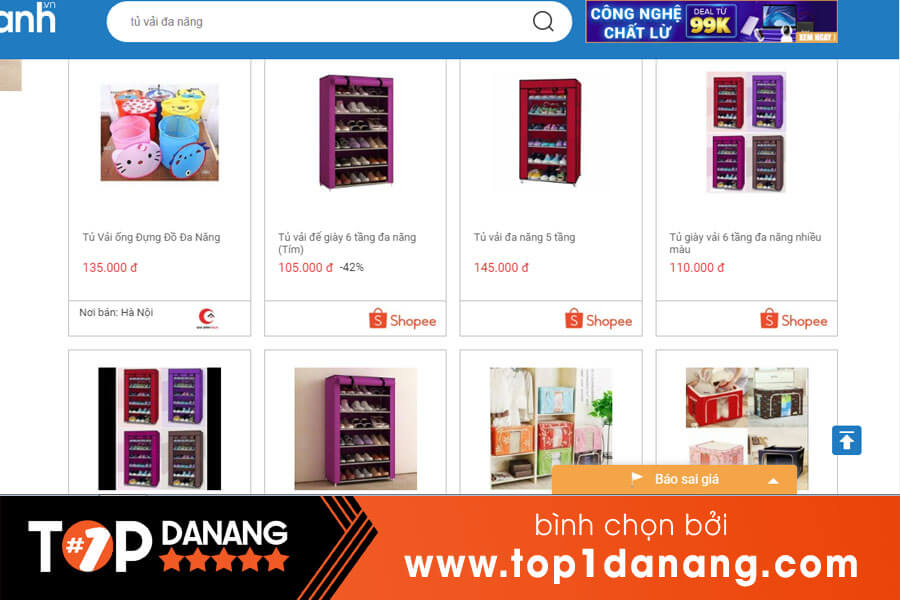 Tủ xếp đa năng giá rẻ