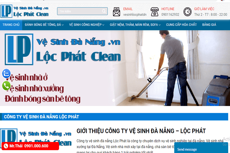 Giặt ghế sofa tại Đà Nẵng - Lộc Phát Clean