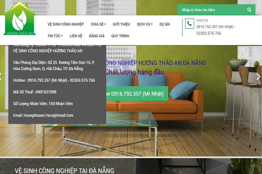 Giặt ghế sofa tại Đà Nẵng - Hương Thảo An